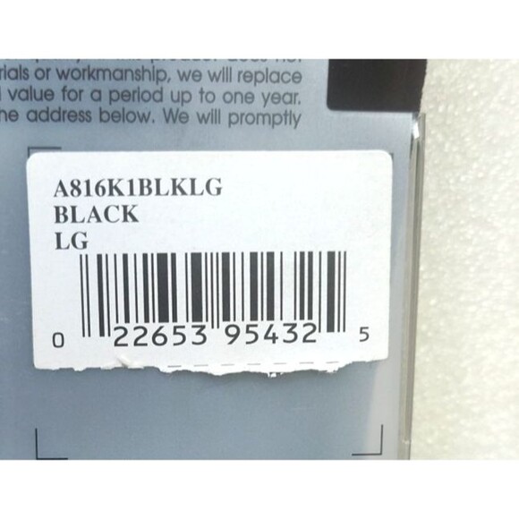 Isotoner Women's NWT Black Gloves Genuine Suede Leather cozy Lining Large L New - Picture 5 of 6